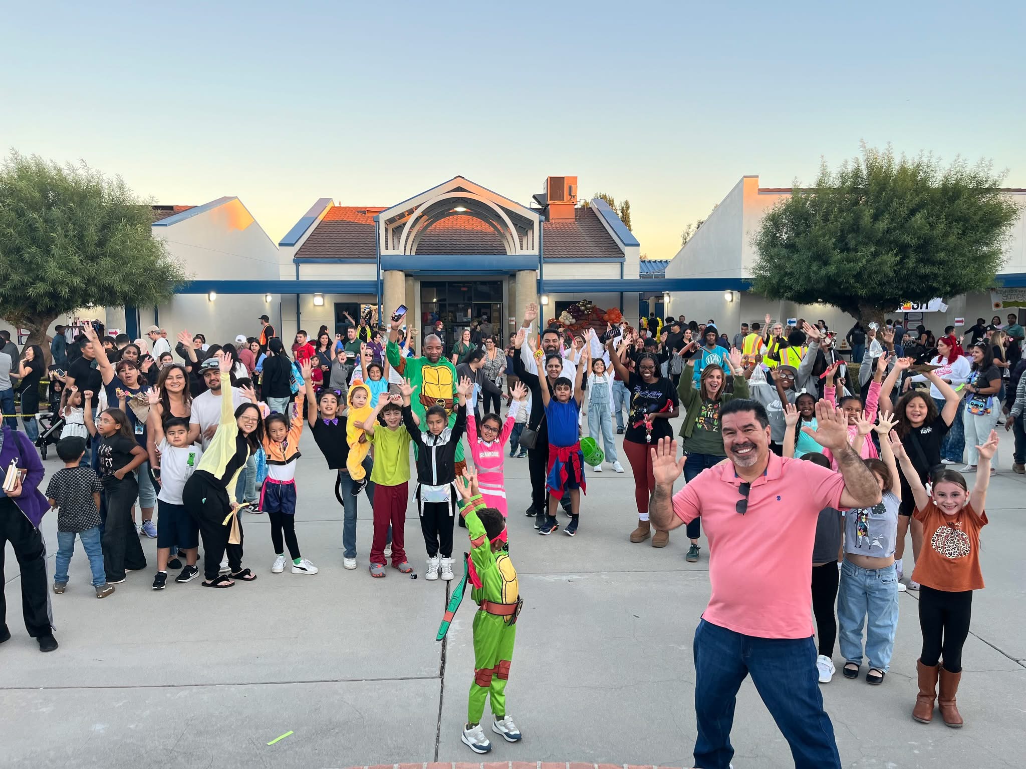 Dr. Jaramillo at a district community event